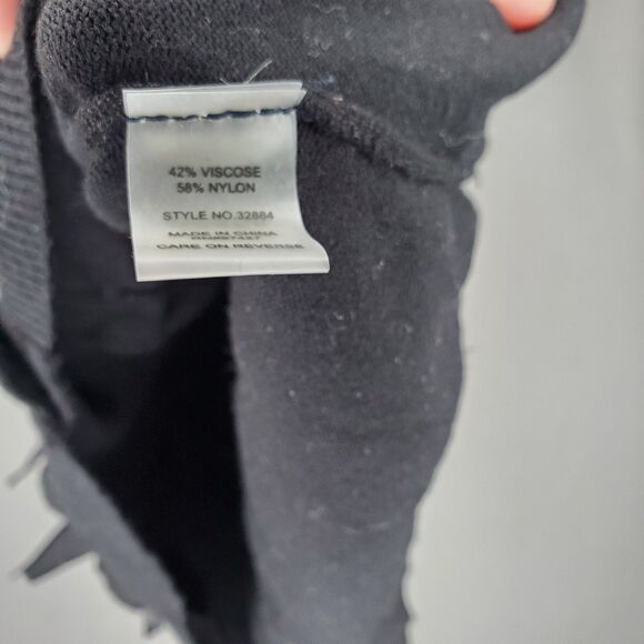 Dolce Cabo Cardigan Womens Small Black Lace Ribbon Bows Whimsigoth Grunge Y2K - Picture 9 of 10